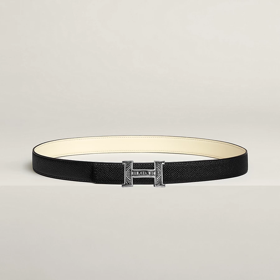 Mini Constance Touareg belt buckle & Reversible leather strap 24 mm - Image 1